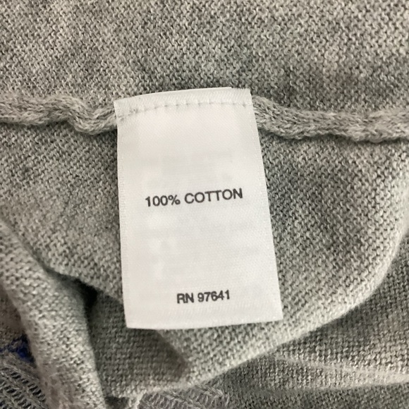 J.Jill Gray Cotton Floral Polka Dot Pullover Sweater Size L - Picture 7 of 7